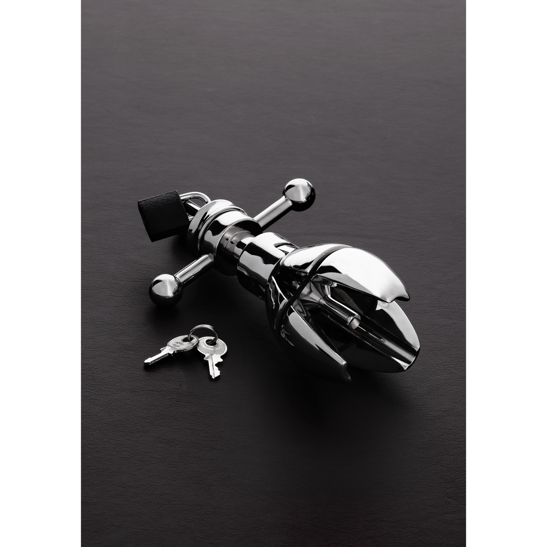 The Ultimate Asslock 18 cm | Steel Anal Plug with Lock