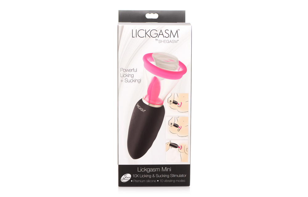 Lickgasm Mini - 10x Lik- & Zuigstimulator Roze | XR Brands
