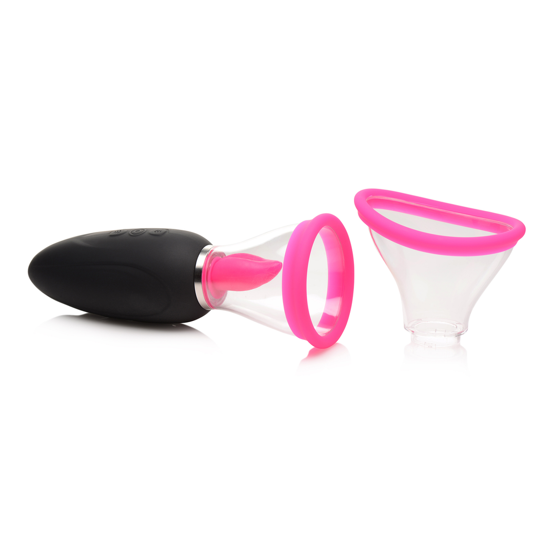 Lickgasm Mini - 10x Lik- & Zuigstimulator Roze | XR Brands