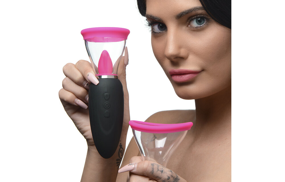 Lickgasm Mini – 10-facher Leck- und Saugstimulator Rosa | XR Brands