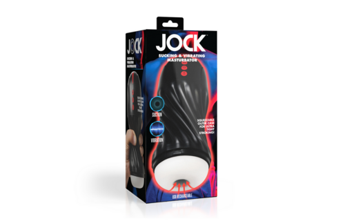 Schwarzer saugender und vibrierender Masturbator | Curve Toys Genuss