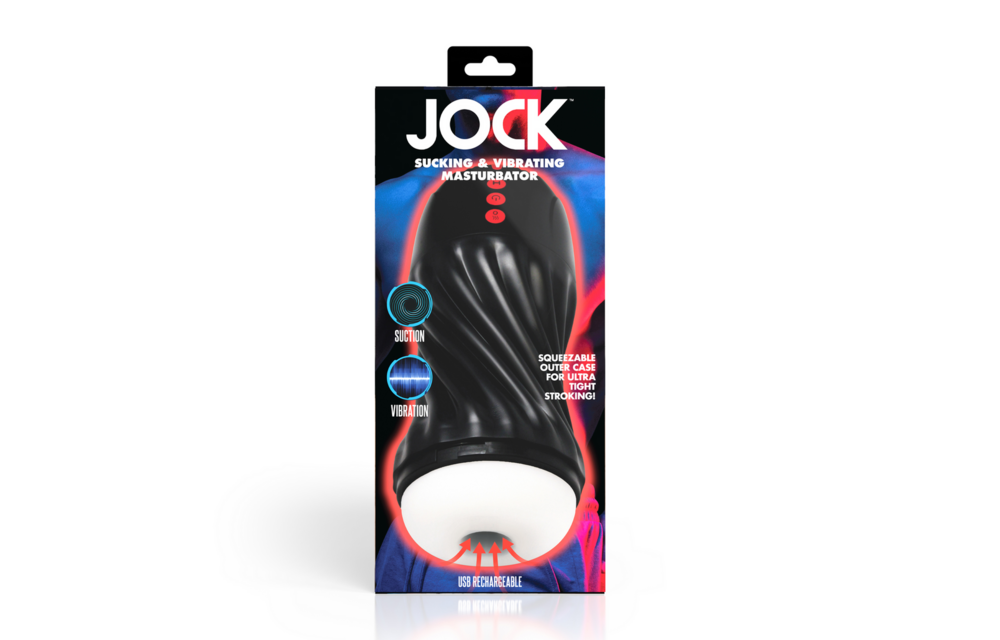 Zuigende en Vibrerende Masturbator - Zwart