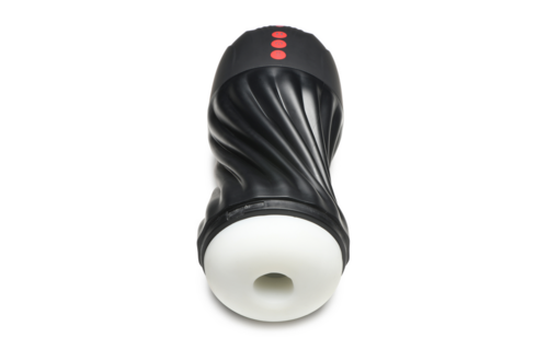 Zuigende en Vibrerende Masturbator - Zwart