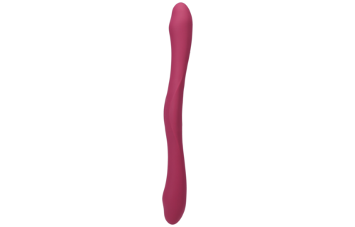 Duet - Dubbel Eind Vibrator met Draadloze Afstandsbediening - Berry