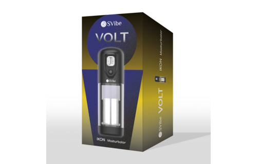Ikon VOLT Masturbator - Vibrerend, Verwarmend & Doorzichtig