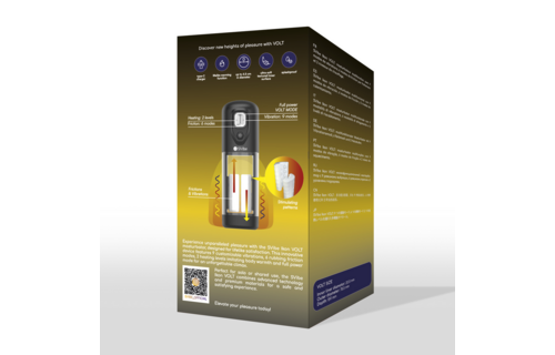 Ikon VOLT Masturbator - Vibrating, Heating & Transparent