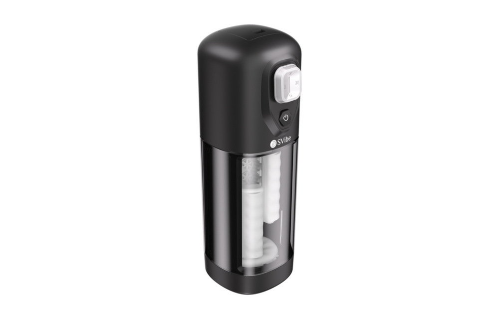 Ikon VOLT - Vibrating Rubbing Heating Masturbator - Transparent