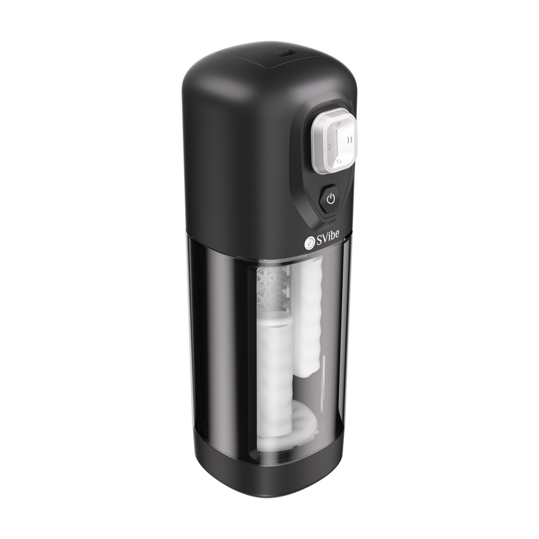 Ikon VOLT Masturbator – Vibrierend, wärmend und transparent