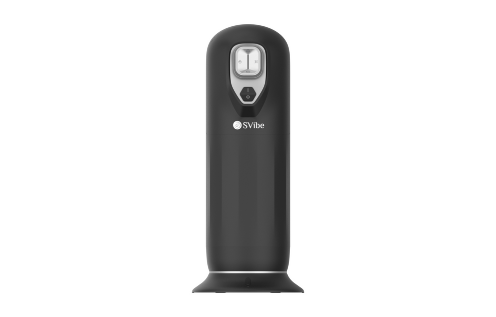 Ikon JET - Vibrierender thrusting Heiz-Masturbator - Schwarz