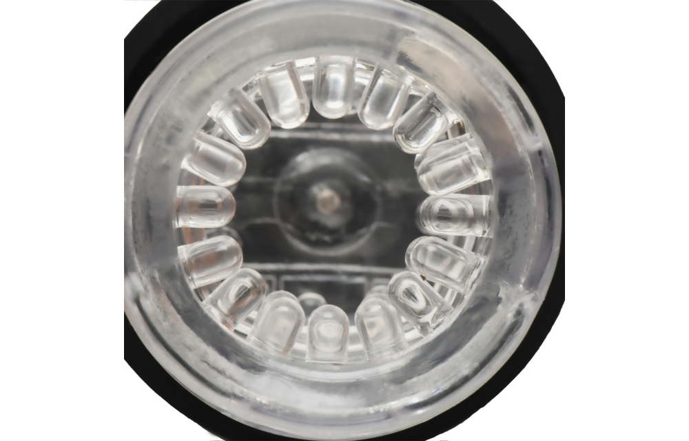 Turbo Max - Spinning Thrusting and Sucking Masturbator - Transparent/Black