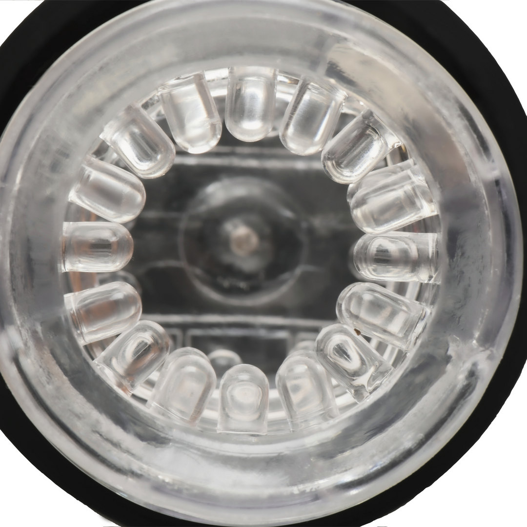 Turbo Max - Spinning Thrusting and Sucking Masturbator - Transparent/Black