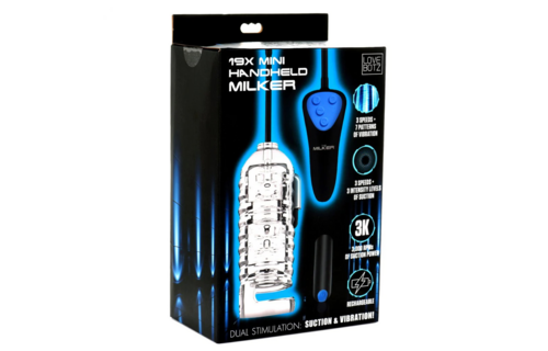 Mini Handheld Melker Schwarz – Diskretes & kraftvolles Vergnügen