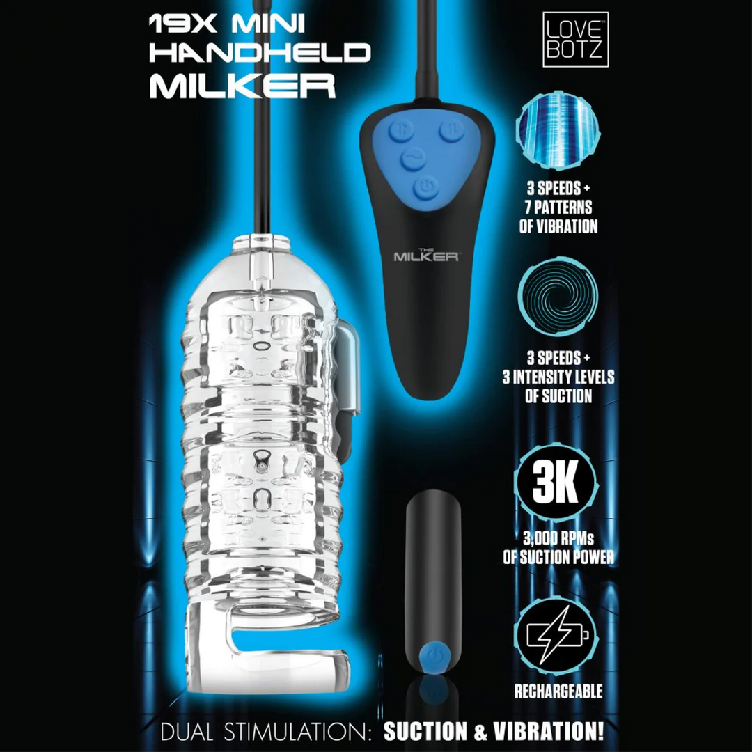 Mini Handheld Melker Schwarz – Diskretes & kraftvolles Vergnügen