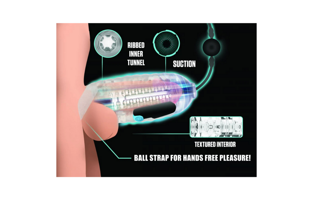 Mini Handheld Milker Black - Discreet & Powerful Pleasure