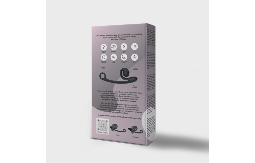 CURVE Dubbele Stimulator Zwart - Ultiem G-spot Genot