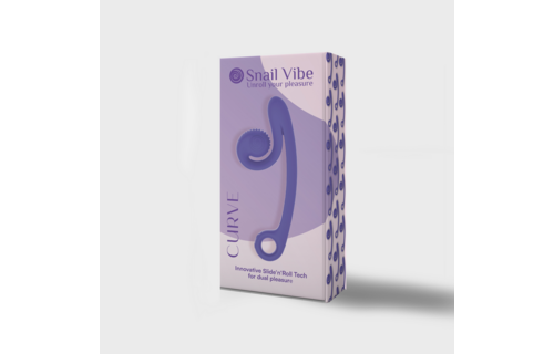 CURVE Dubbele Stimulator Paars - Ultiem Genot & Siliconen