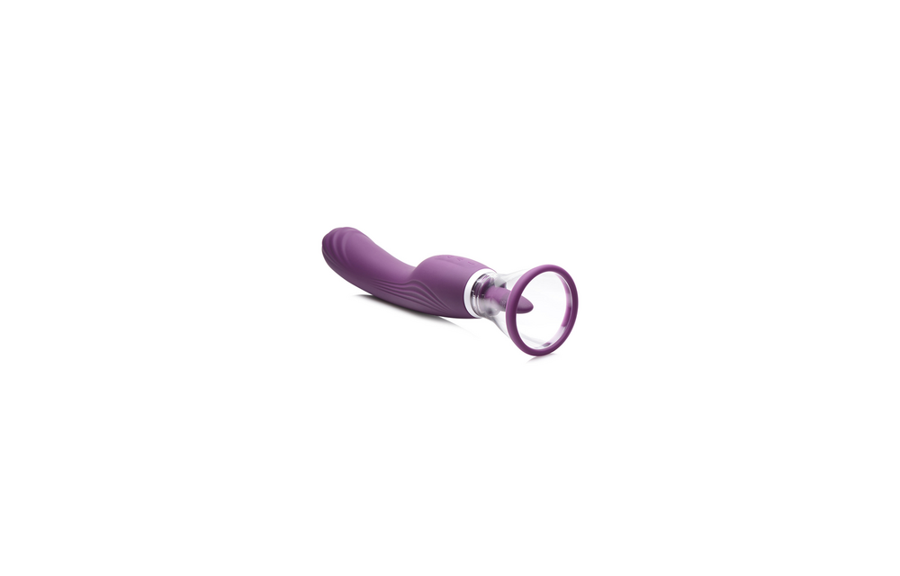 Lickgasm vibrator purple | 8x licking, sucking & vibrating
