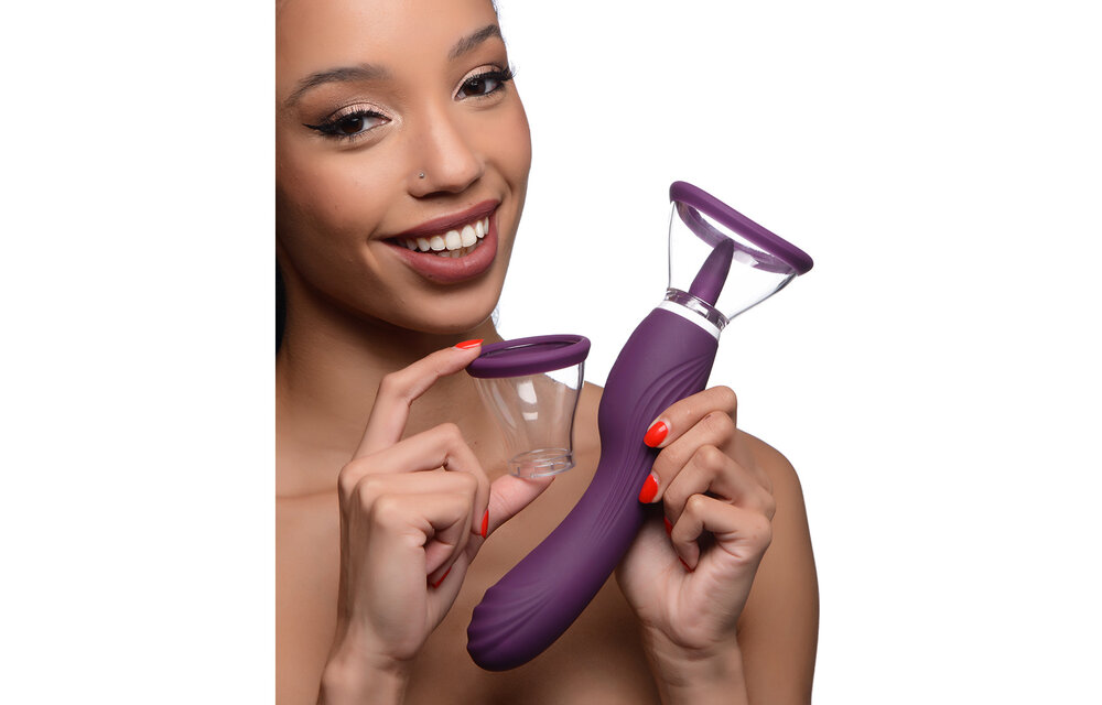 Lickgasm vibrator paars | 8x likken, zuigen & trillen