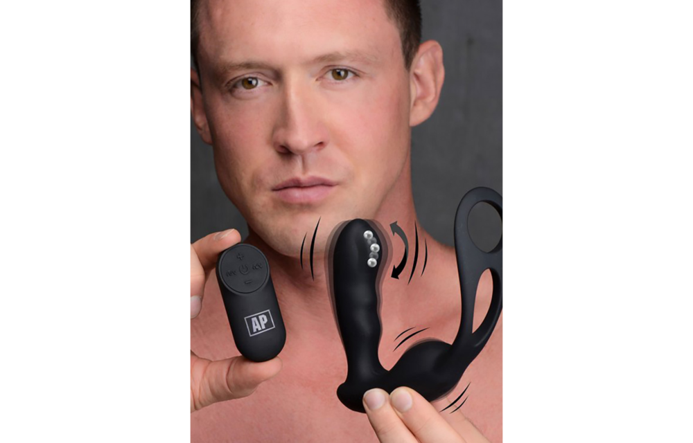 Melk- en Vibrerende Prostaatmassager + Harnas met 7 Snelheden