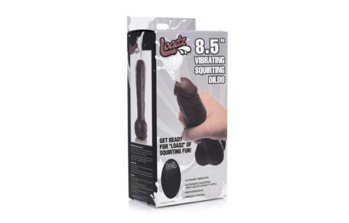 Squirting Dildo 21,5 cm met 10 Vibratiestanden - XR Brands
