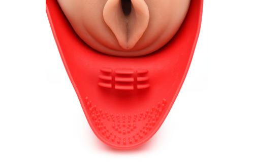 Saugende und vibrierende Pussy Masturbator - Schwarz