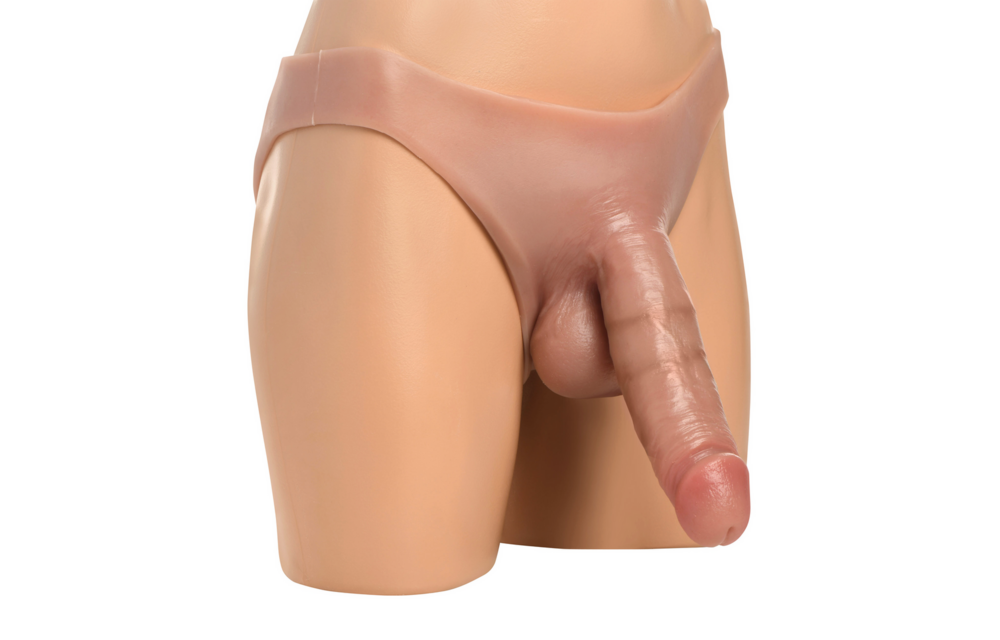 Stealth Hollow Silikon Strap-On Gurt - 8 / 20 cm