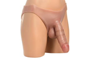 Stealth Hollow Silikon-Strap-On-Harness 20 cm – realistisch & bequem