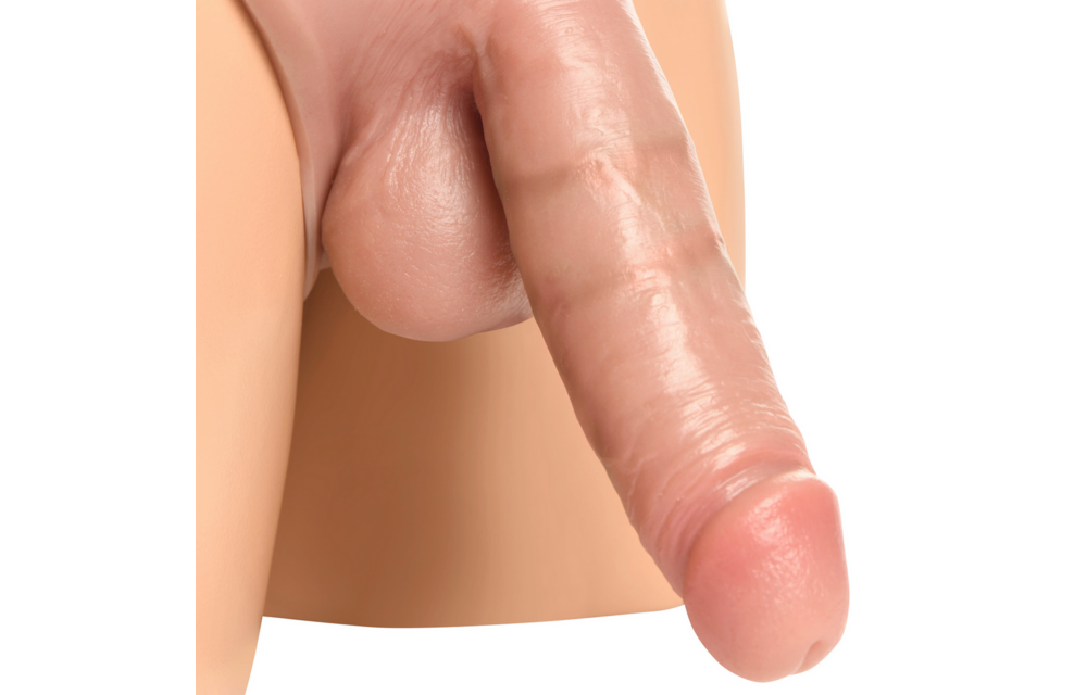 Stealth Hollow Silikon Strap-On Gurt - 8 / 20 cm