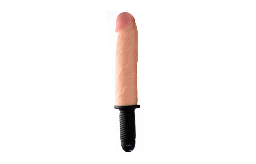 Onslaught XXL Vibrating Dildo Thruster - Ultra-Realistic Pleasure