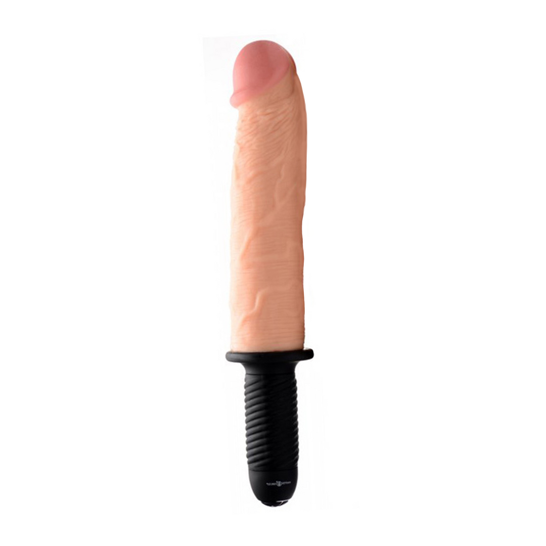 Onslaught XXL Vibrating Dildo Thruster - Ultra-Realistic Pleasure