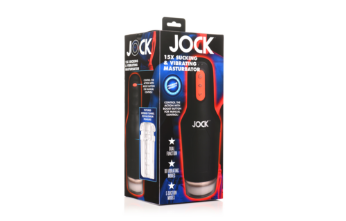 Zuig- en Vibrerende Masturbator - 15X - Zwart