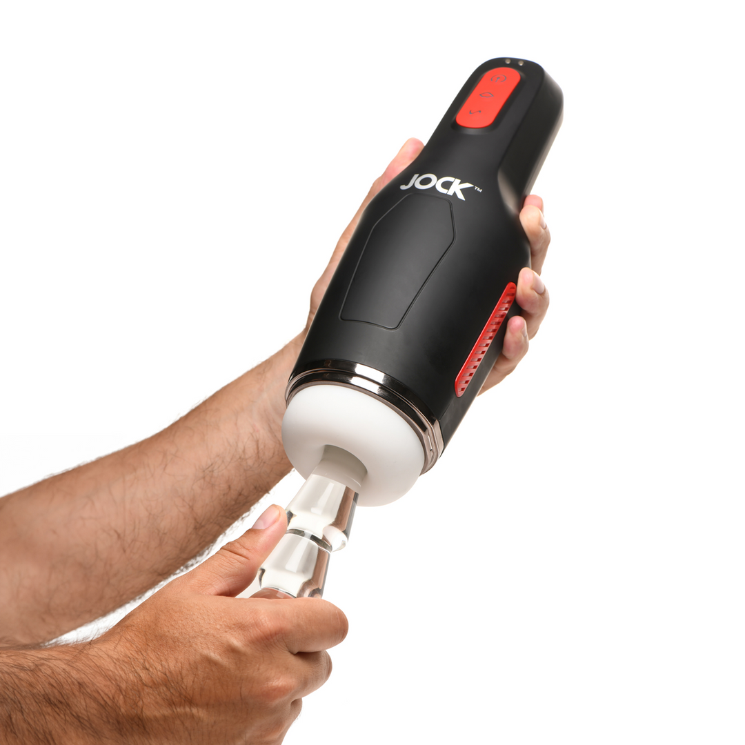 Sucking and Vibrating Masturbator - 15X - Black