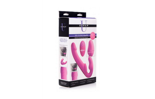 Evoke Ergo Fit Strapless Strap-On met Afstandsbediening - XR Brands