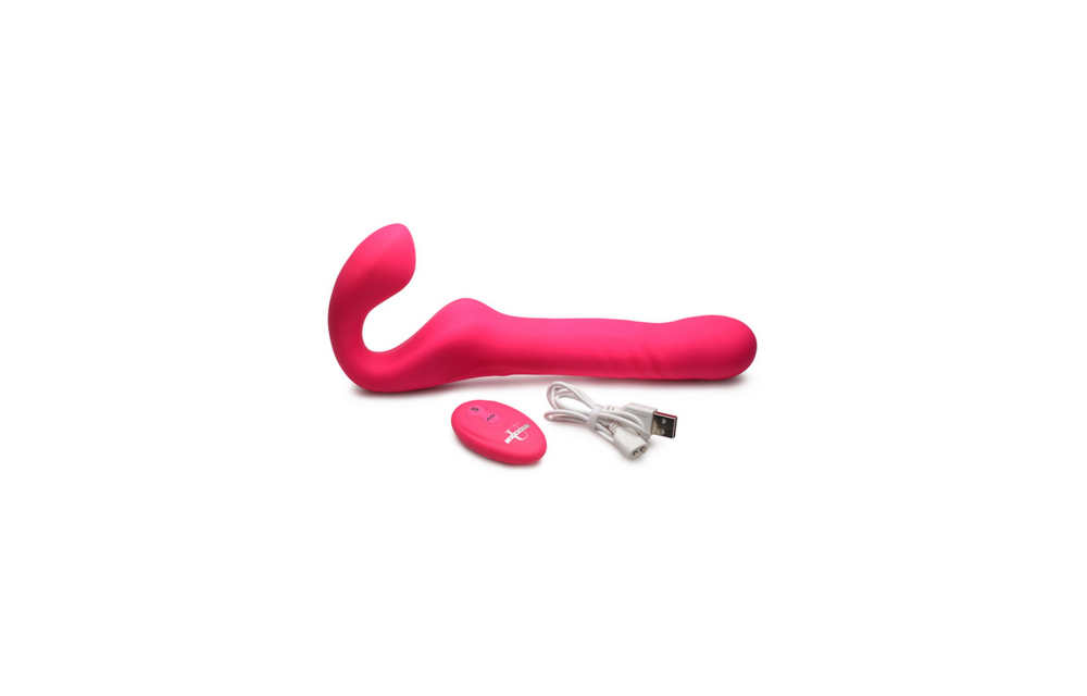 Mighty-Thrust Strapless Strap-On with Remote Control | XR Brands