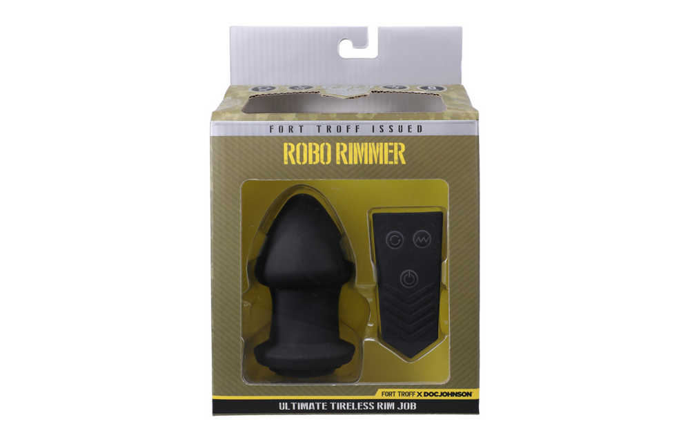 Robo Rimmer X - Vibrerende Plug - Zwart