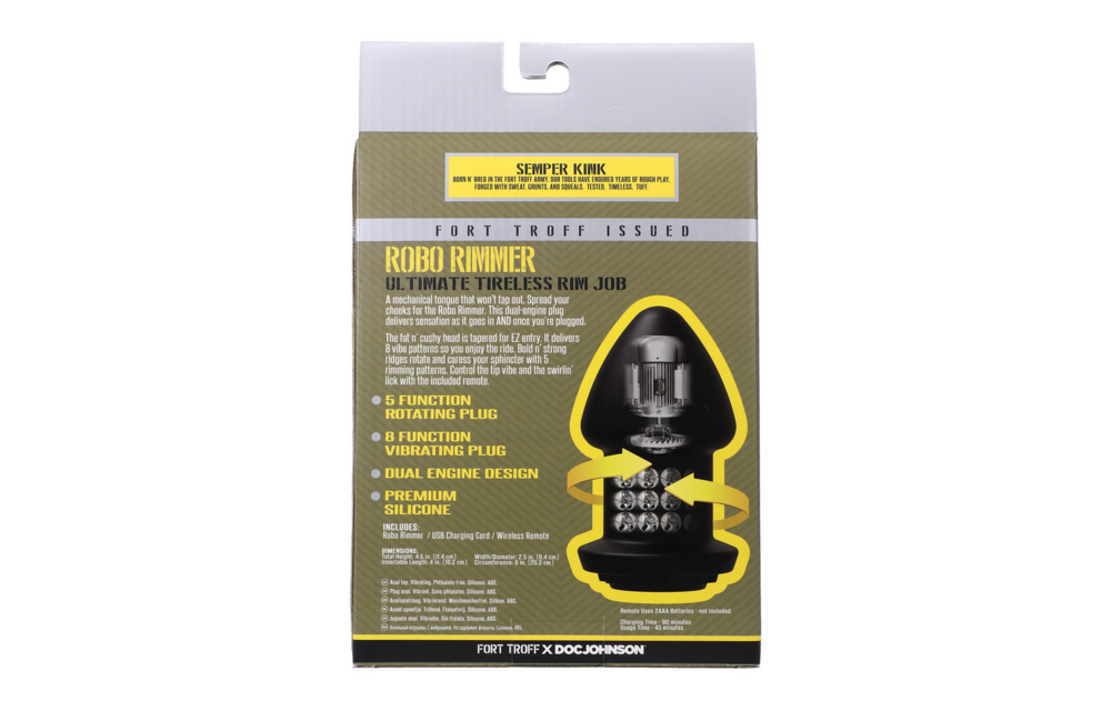 Robo Rimmer X - Vibrationsstecker - Schwarz