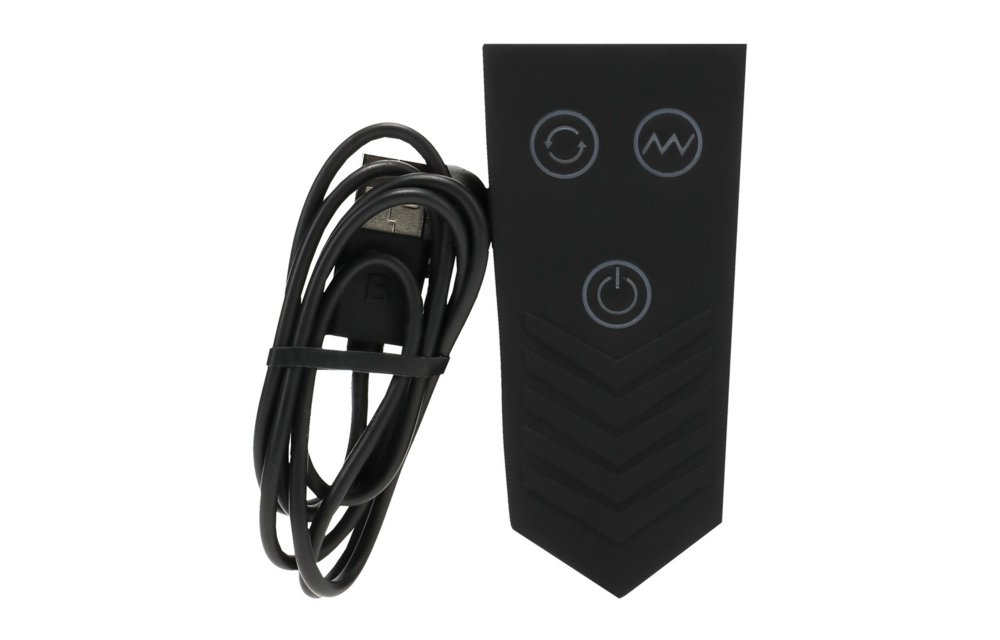 Robo Rimmer X Vibrerende Plug Zwart - Ultiem Genot