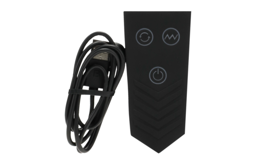 Robo Rimmer X Vibrerende Plug Zwart - Ultiem Genot