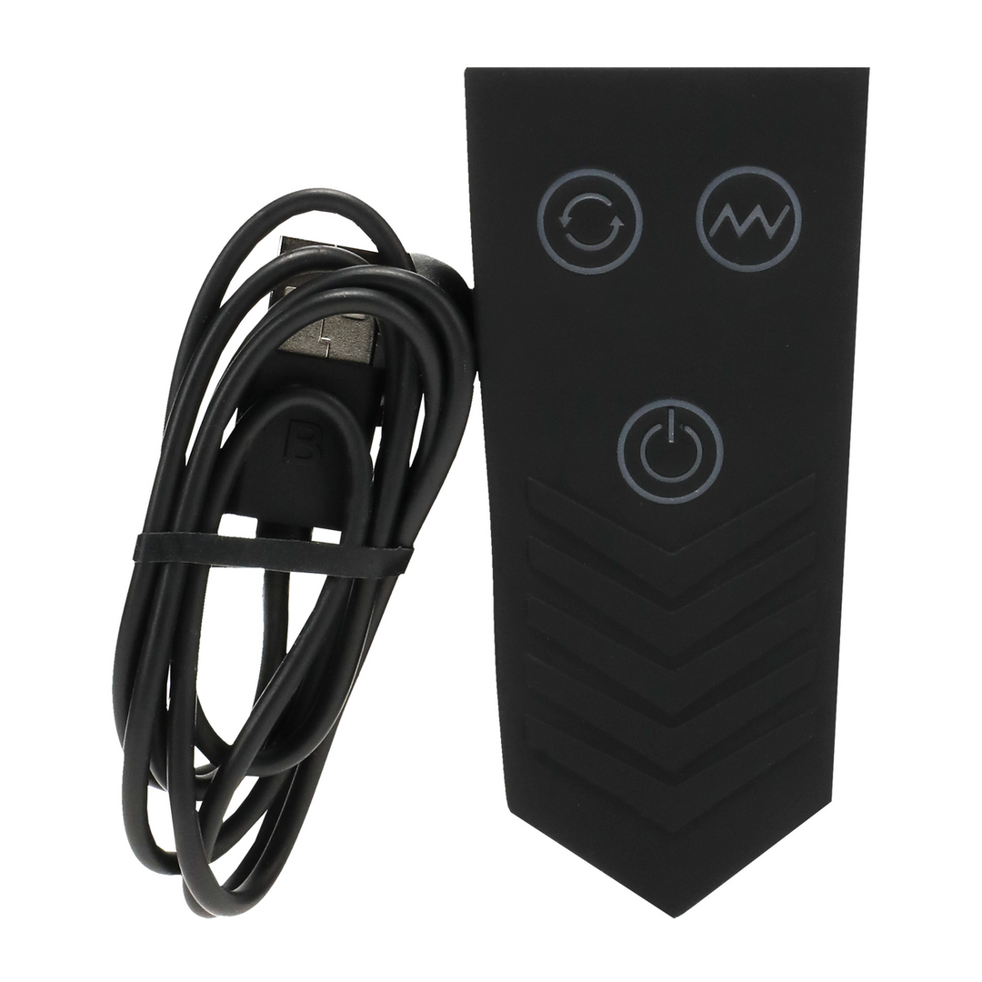 Robo Rimmer X - Vibrating Plug - Black