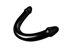 XXL Double Dong Schwarz 71,1 cm – Ultimative Megadildo-Herausforderung