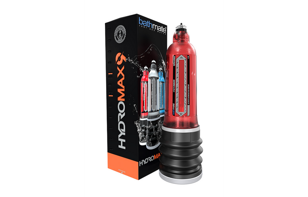 HydroMax9 Penis Pump Red - Powerful & Comfortable to Use