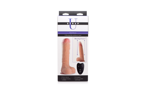 Buy Real Thrust silicone dildo with remote control