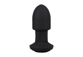 Robo Rimmer Slim 12,5 cm – Kabelloser Plug Schwarz | Doc Johnson