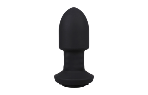 Robo Rimmer Slim 12,5 cm - Draadloze Plug Zwart | Doc Johnson