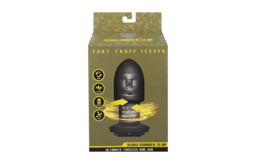 Robo Rimmer Slim 12,5 cm - Draadloze Plug Zwart | Doc Johnson