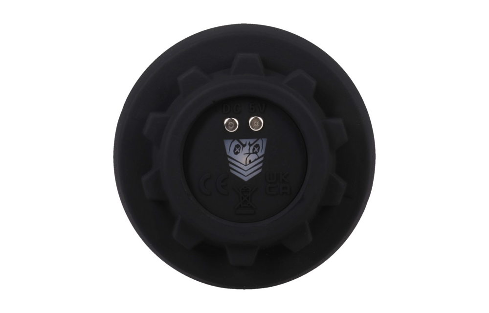 Robo Rimmer Slim 12,5 cm - Draadloze Plug Zwart | Doc Johnson