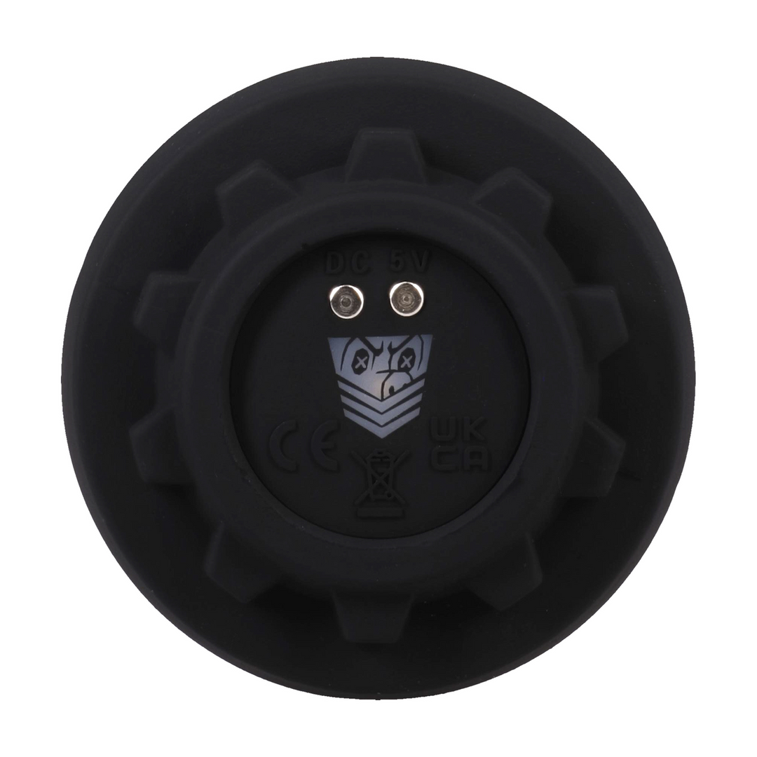 Robo Rimmer Slim 12,5 cm – Kabelloser Plug Schwarz | Doc Johnson