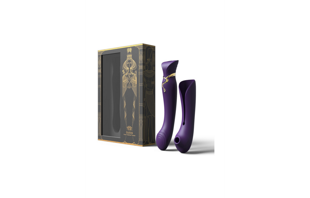 Queen G-Spot Vibrator & Luchtdruk Stimulator | Luxe & Stil