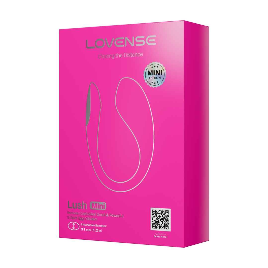 Lush Mini - Leistungsstarker Fernbedienung tragbarer G-Punkt-Ei-Vibrator - Pink