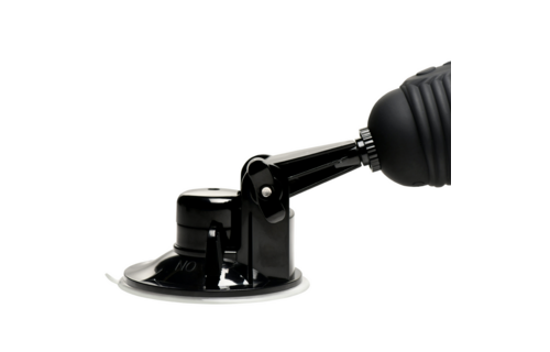 Ultimate Power Pounder - Vibrerende en Duwende Siliconen Dildo met Afstandsbediening - Zwart